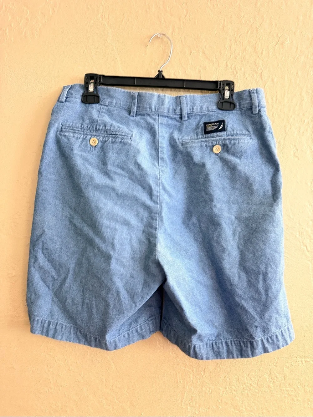 Nautica Light Blue Denim-Style Men’s Shorts